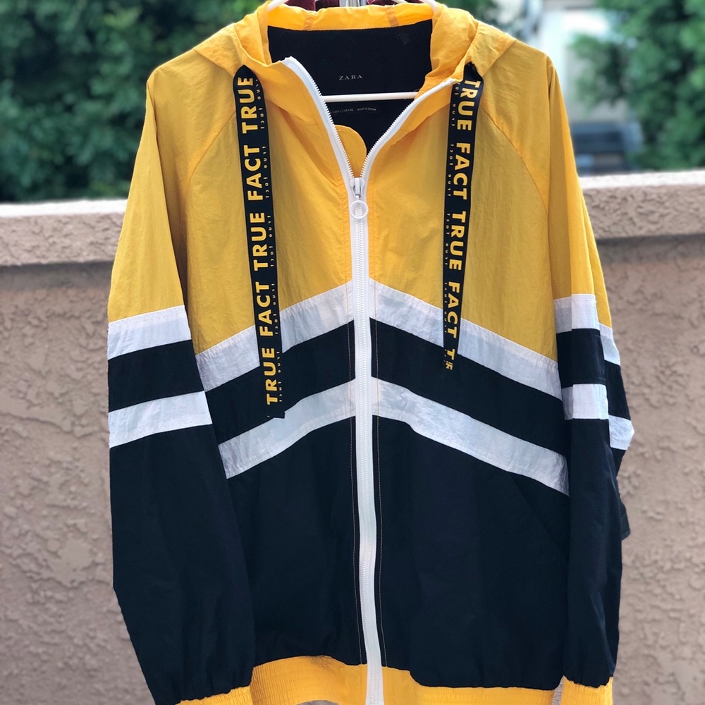 Zara 90s style vintage windbreaker
